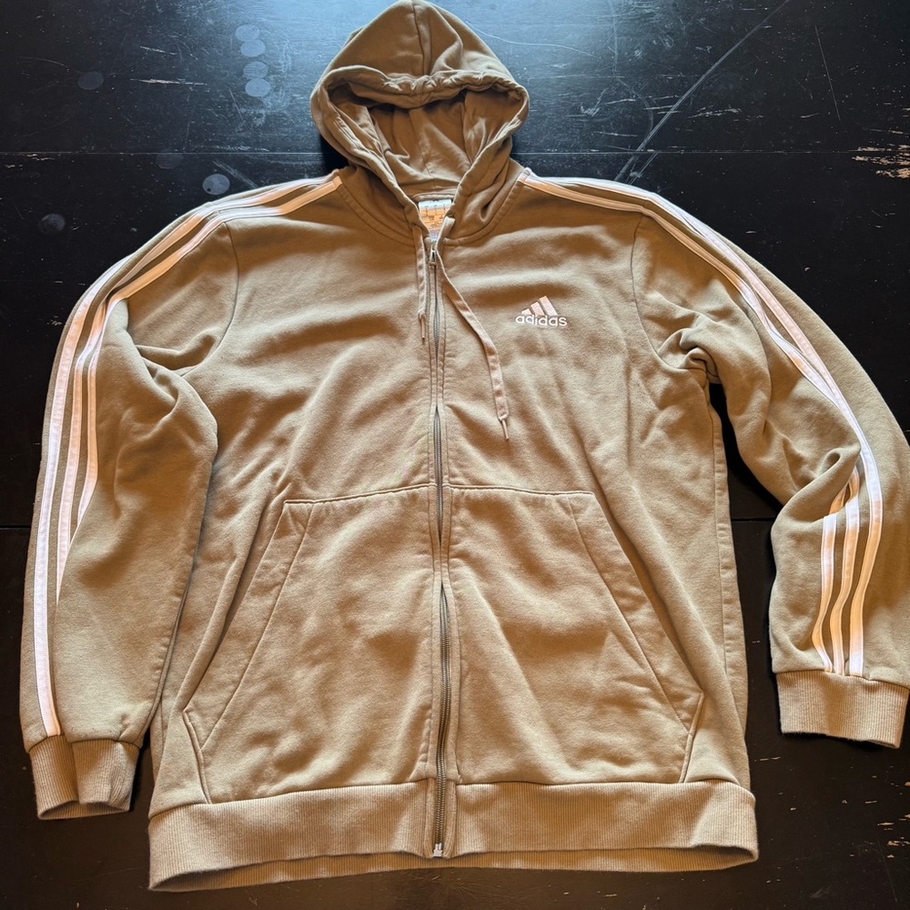 Adidas Full zip Hooded Sweatshirt